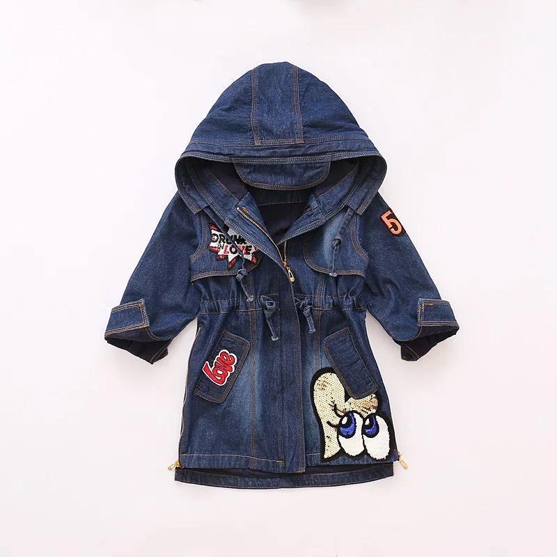 Warm Winter Kid Girl  Denim Jacket Velvet Hooded Outwear Bump baby and beyond