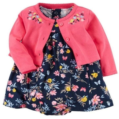 Baby Girl Dress Jacket Pullover Romper Clothes