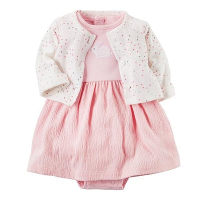 Baby Girl Dress Jacket Pullover Romper Clothes