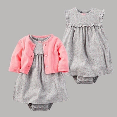 Baby Girl Dress Jacket Pullover Romper Clothes