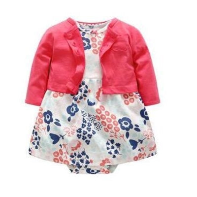 Baby Girl Dress Jacket Pullover Romper Clothes