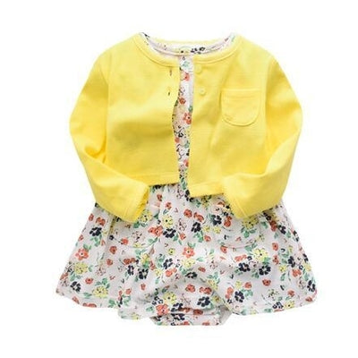 Baby Girl Dress Jacket Pullover Romper Clothes