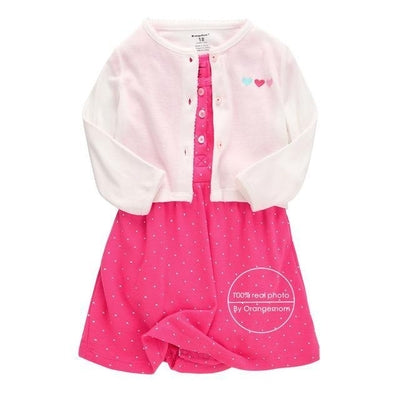 Baby Girl Dress Jacket Pullover Romper Clothes