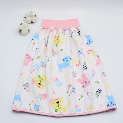 Infant Waterproof Diaper Skirt Washable Reusable Urine Pad Shorts