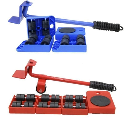 Professional Furniture Lifter Tools Set Mover Wheel Bar Roll Device