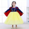 Fancy Girls Puff Sleeve Snow White Dress Costume