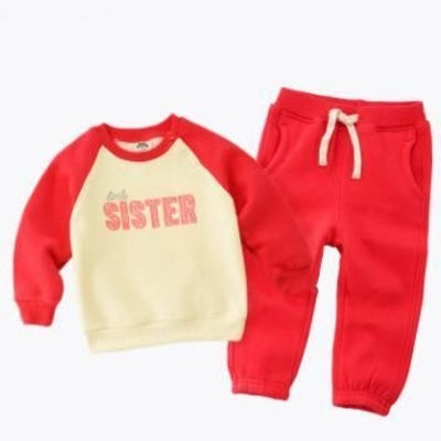 Kids Boys Girls Suit Velvet Hunk T Shirt Pants