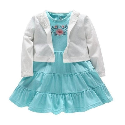 Baby Girl Dress Jacket Pullover Romper Clothes