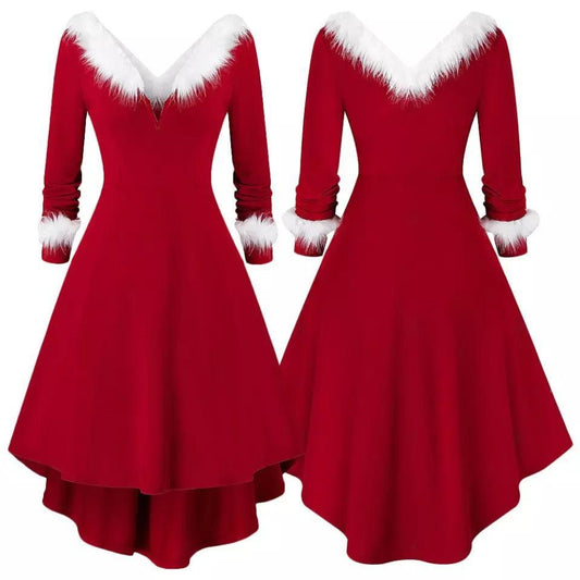 Women Festival Christmas Santa Costume Bump baby and beyond