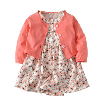 Baby Girl Dress Jacket Pullover Romper Clothes