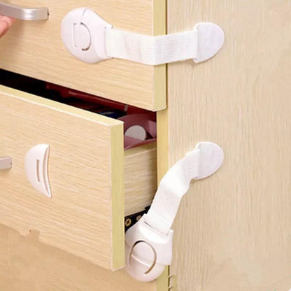 10pcs Cabinet Lockable Strap For Infant Bump baby and beyond