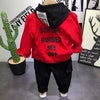 Load image into Gallery viewer, 3pcs Children Boys Denims Jacket Cost Pant Hooded Clothes Bump baby and beyond