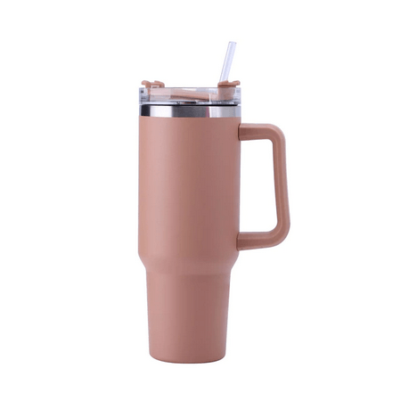 40oz Straw Coffee Insulation Cup With Handle Bump baby and beyond