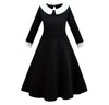 Load image into Gallery viewer, Addams Wednesday Uniform Cosplay Costume Dress Bump baby and beyond