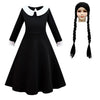 Load image into Gallery viewer, Addams Wednesday Uniform Cosplay Costume Dress Bump baby and beyond