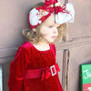 Load image into Gallery viewer, Adorable Princess Red Christmas Flannel Dress Bump baby and beyond