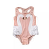 Load image into Gallery viewer, Adorable Toddler Girls Swan Swimsuit Clothes Bump baby and beyond