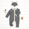 Load image into Gallery viewer, Baby Boy Girl Hoodie Fox Jumpsuit Bump baby and beyond
