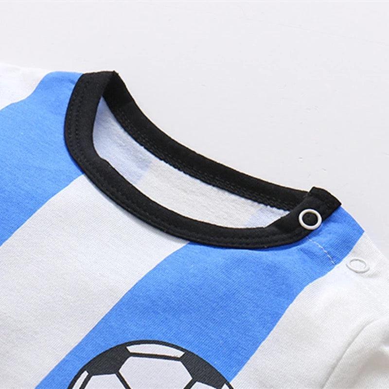 Baby Boy Girl Romper Soccer Football Clothes Bump baby and beyond