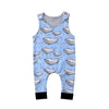 Baby Boy Girl Romper Whale Print Jumpsuit Bump baby and beyond
