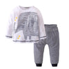 Baby Boys Striped Elephant Long Sleeve Shirt Pant Bump baby and beyond