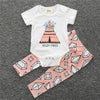 Load image into Gallery viewer, Baby Cotton Animal Short Sleeve T Shirt Pants Bump baby and beyond