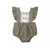 Baby Girl Ruffles Romper Clothes Bump baby and beyond