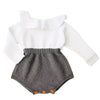 Baby Girl Wool Romper Long Sleeve Outfit Bump baby and beyond