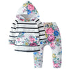 Baby Girls Hooded Tops Long Pants Outfit Set Bump baby and beyond