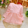 Load image into Gallery viewer, Baby Girls Long Sleeve Lace Bow Birthday Dress Bump baby and beyond