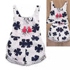 Baby Girls Romper Leaf Sleeveless Clothes Bump baby and beyond