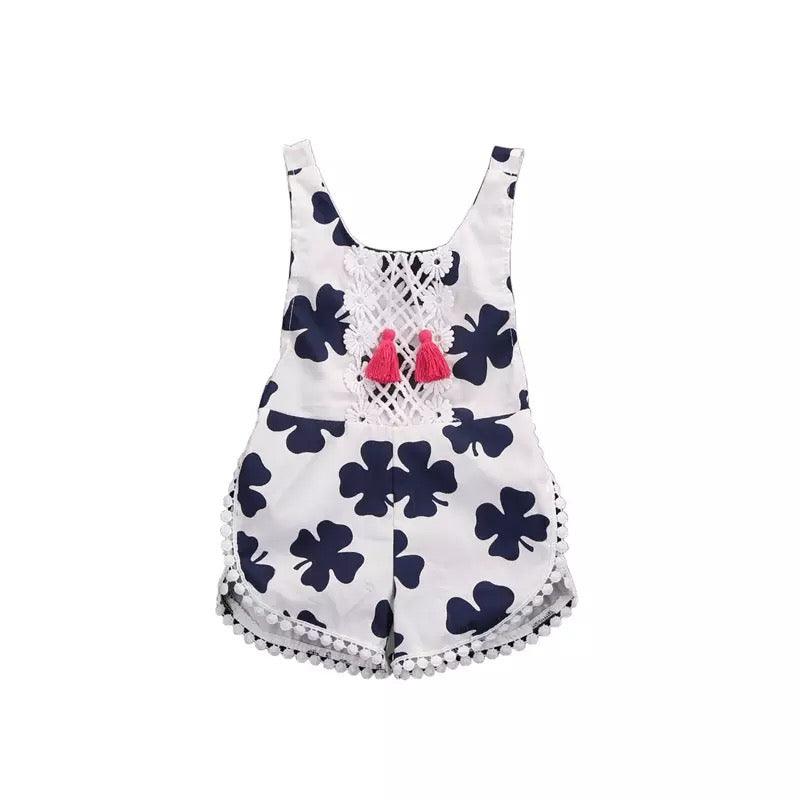 Baby Girls Romper Leaf Sleeveless Clothes Bump baby and beyond