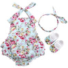 Load image into Gallery viewer, Baby Girls Sets Headband Shoe Romper Bump baby and beyond