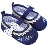 Load image into Gallery viewer, Baby Girls Spring Bowknot Embroidery Anti-Slip Crib Shoes Bump baby and beyond