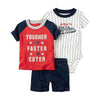 Baby Sets T Shirt Short Romper Outfit Bump baby and beyond