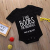 Load image into Gallery viewer, Baby Unisex I Had Boobs For Breakfast Jumpsuit Bump baby and beyond