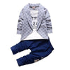 Load image into Gallery viewer, Boys Formal Attire Plaid Hoodie Suit Sets Bump baby and beyond