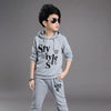 Boys cotton hooded letter tracksuit Outfit Bump baby and beyond