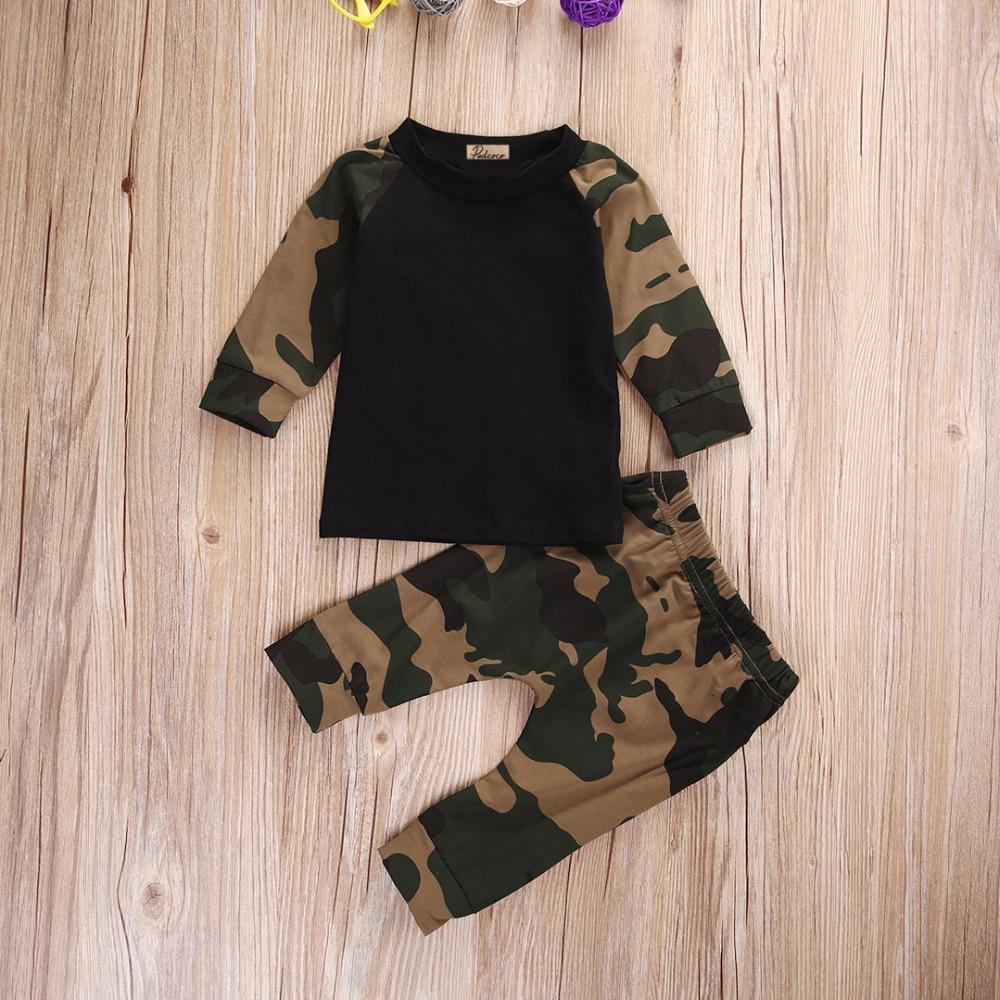 Bump Baby Boys Girls Army Green Tops Pants Outfit Bump baby and beyond