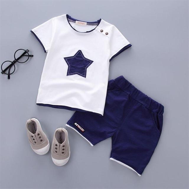 Casual Boys Summer Star Style Outfit Bump baby and beyond