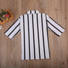 Casual Girls Striped Collar Button Clothes Bump baby and beyond