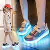 Load image into Gallery viewer, Children Led Light Up USB Charge Sneakers Shoes Bump baby and beyond