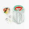Cute Baby Girls Print Melon Collar Bodysuit Bump baby and beyond
