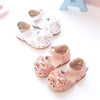 Cute Princess Baby Sandals Hallow Leather Shoes Bump baby and beyond