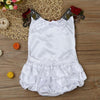 Load image into Gallery viewer, Embroidery Baby Girl White Red Flower Onesie Bump baby and beyond
