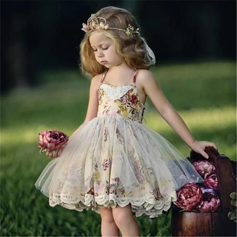 Flower Girl Elegant Sleeveless Dress Bump baby and beyond
