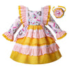 Load image into Gallery viewer, Flower Rabbit Pettygirl Pattern Dresses Clothes Bump baby and beyond