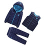 Girls Boys Hooded Padded Coat Vest Pants Outfit Bump baby and beyond