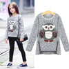 Load image into Gallery viewer, Girls Fleece Tops Lined Zipper Owl Sweater Clothes Bump baby and beyond