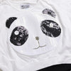 Load image into Gallery viewer, Girls Top Panda Sequin Stripe Pant Bump baby and beyond